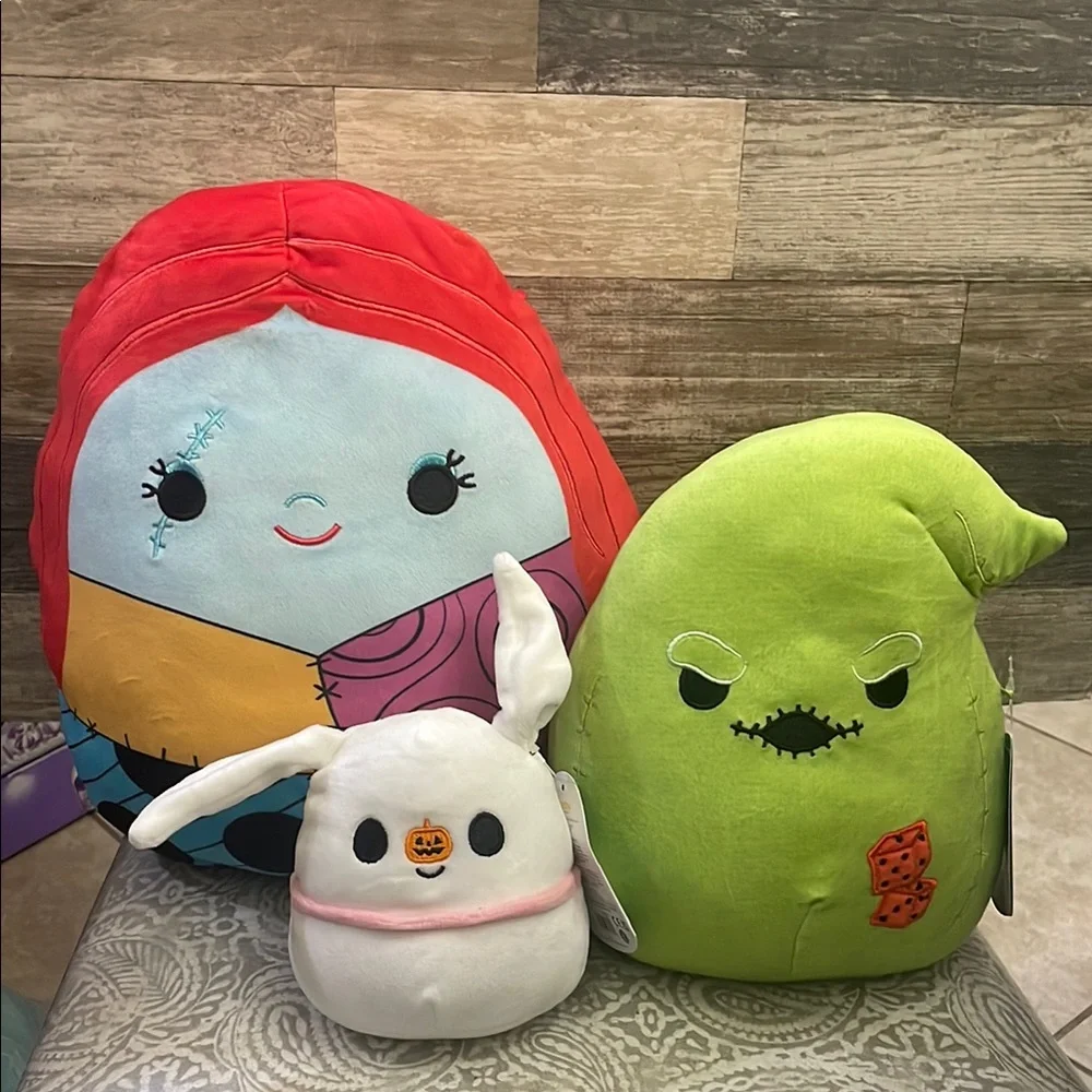 Squishmallows the nightmare before Christmas Disney Sally Oogie boogie zero